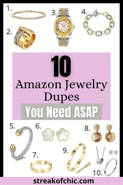 amazon designer jewelry dupes